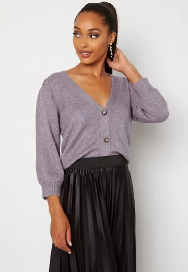 JDY Maja 3/4 Cardigan Knit Lavender Gray XS