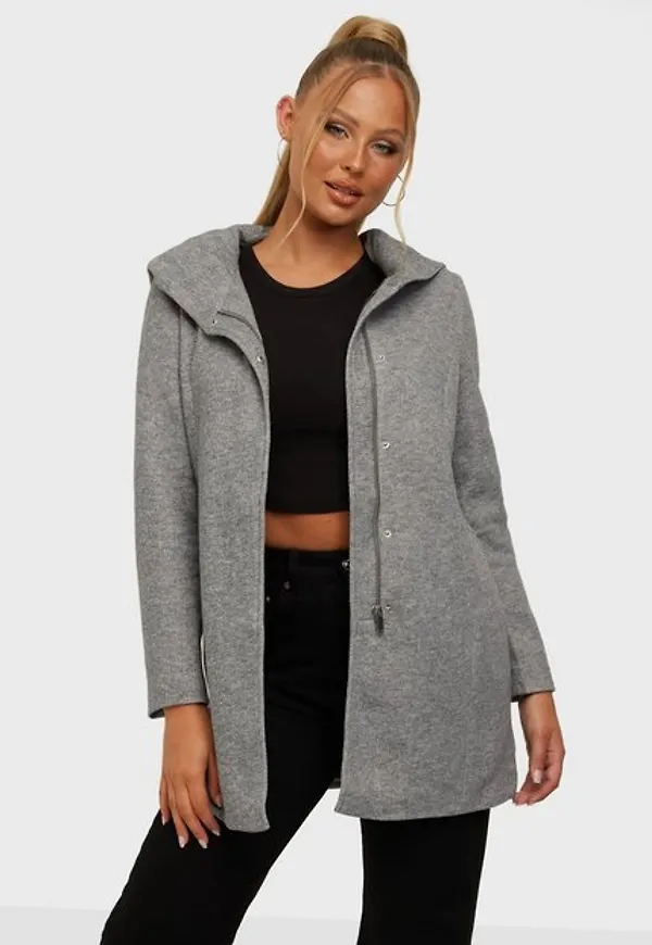 Vero Moda Vmverodona Ls Jacket Noos Kappor Ljus Grå