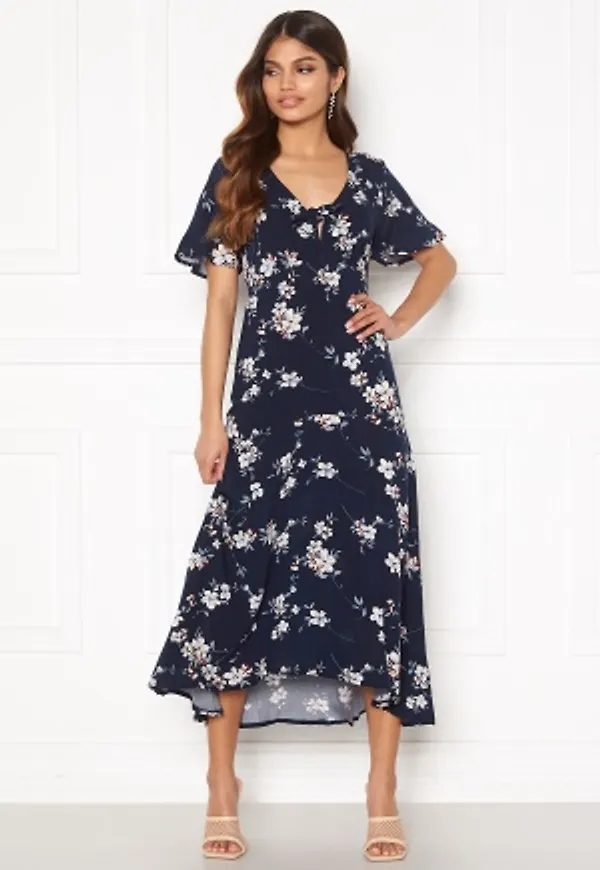 Happy Holly Therese dress Dark blue / Floral 34