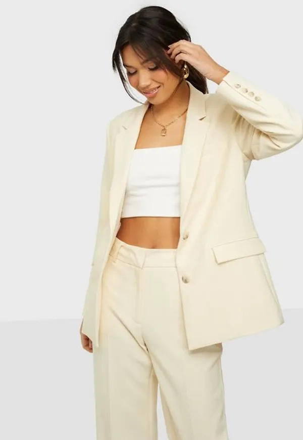 Selected Femme Slfrita Classic Blazer Birch B Kavajer