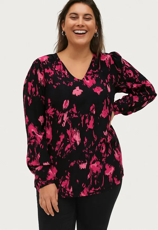 Zizzi - Blus Tunic - Svart
