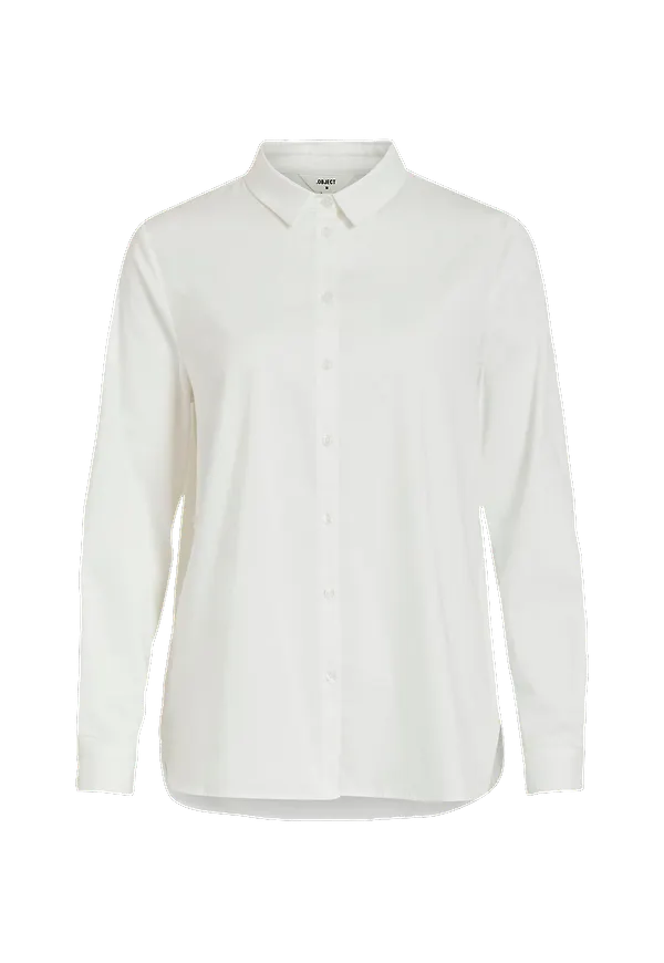 Object - Skjorta objRoxa L/S Loose Shirt - Vit