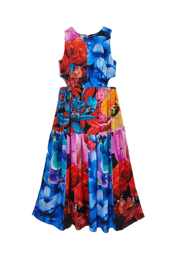 Desigual - Maxiklänning Vest_Nantes - Blå