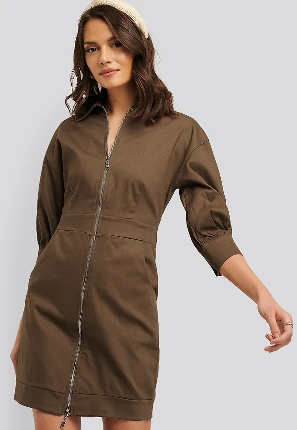 Trendyol Miniklänning - Brown