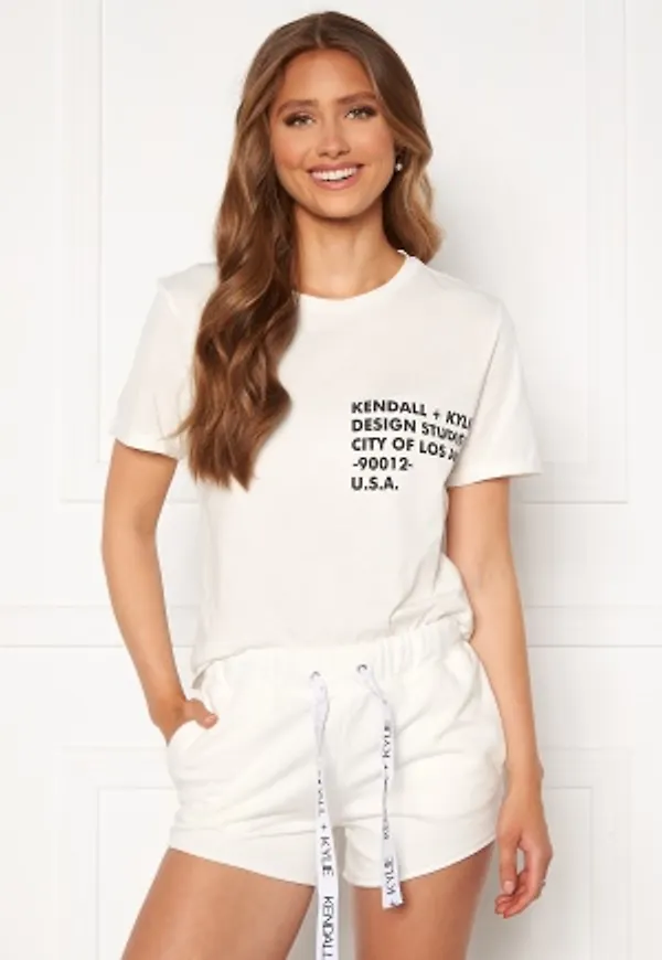 KENDALL + KYLIE K&K Classic Logo T-Shirt White L