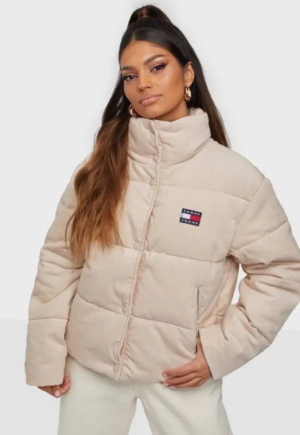 Tommy Jeans Tjw Cord Puffa Jacket Dunjackor