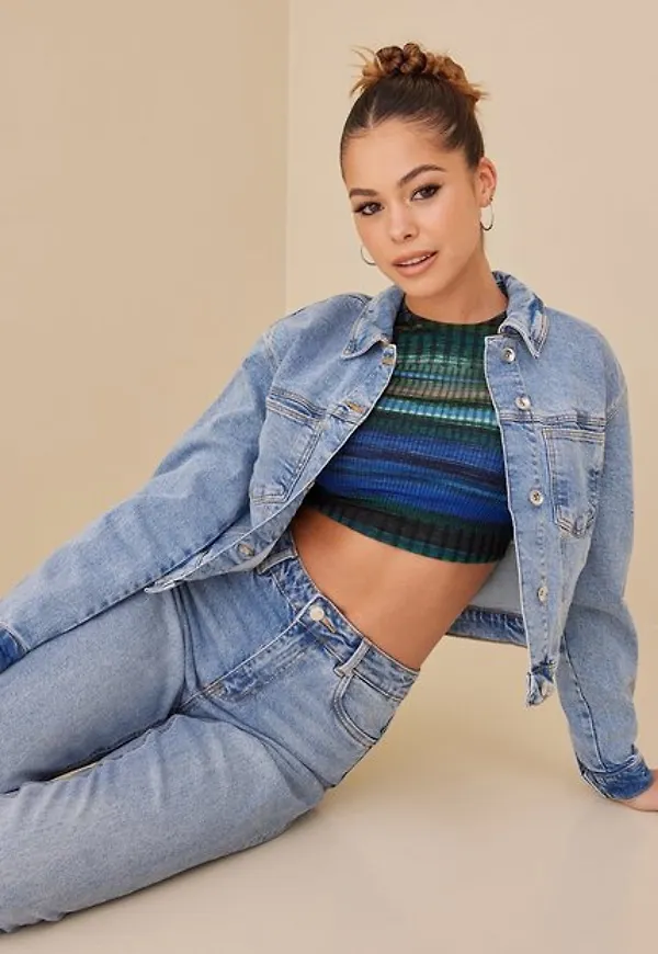 Vero Moda Vmbrenda Ls Denim Jacket Mix Ga Noo Jeansjackor