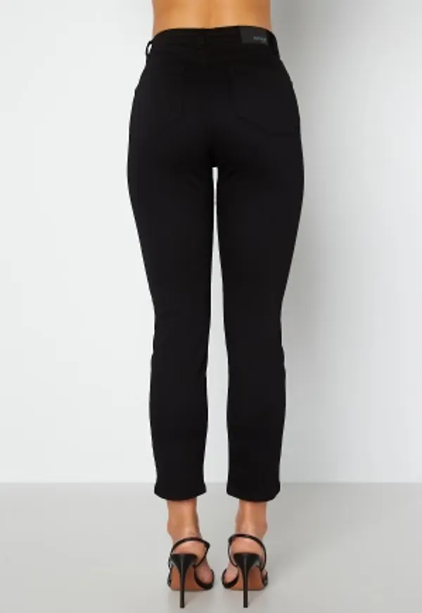 Bubbleroom Care Tanja Cropped Jeans Black 36