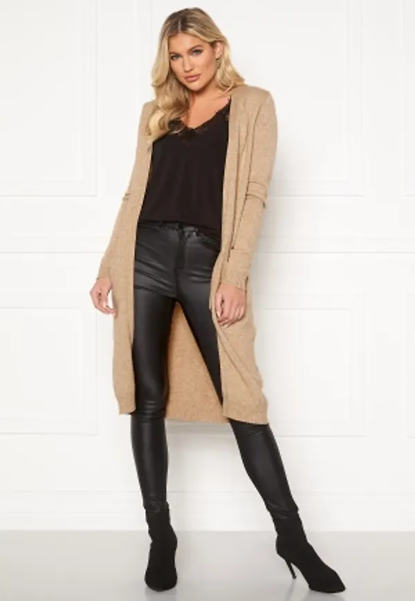 VILA Ril Long Knit Cardigan Nomad M