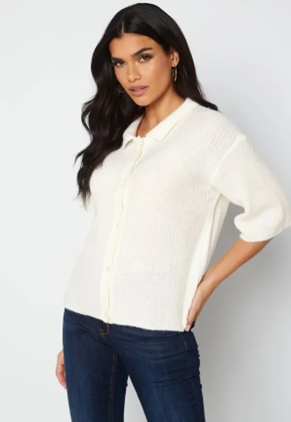 Rut & Circle Miranda Knit Top 100 White M
