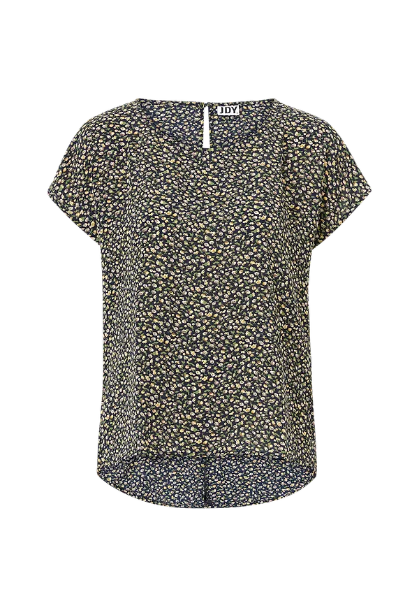 JDY - Topp jdyPiper S/S Top Wvn - Blå