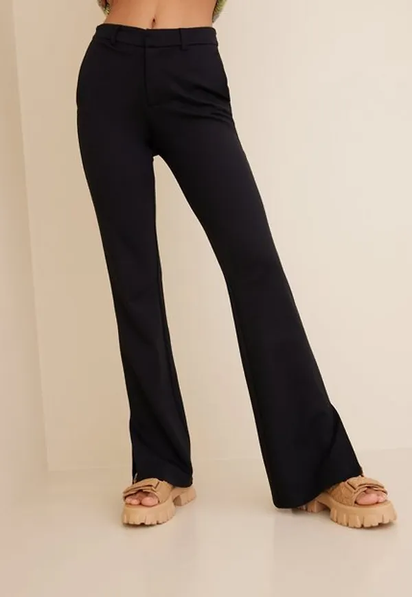 Only Onlvika Mw Flared Slit Pant Tlr Byxor