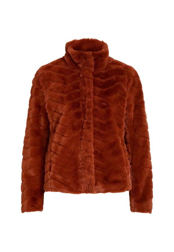 Vila - Fuskpäls viAliba Jacket - Brun