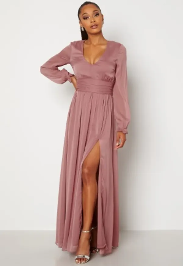 Bubbleroom Occasion Delilah prom dress Dark old rose 36