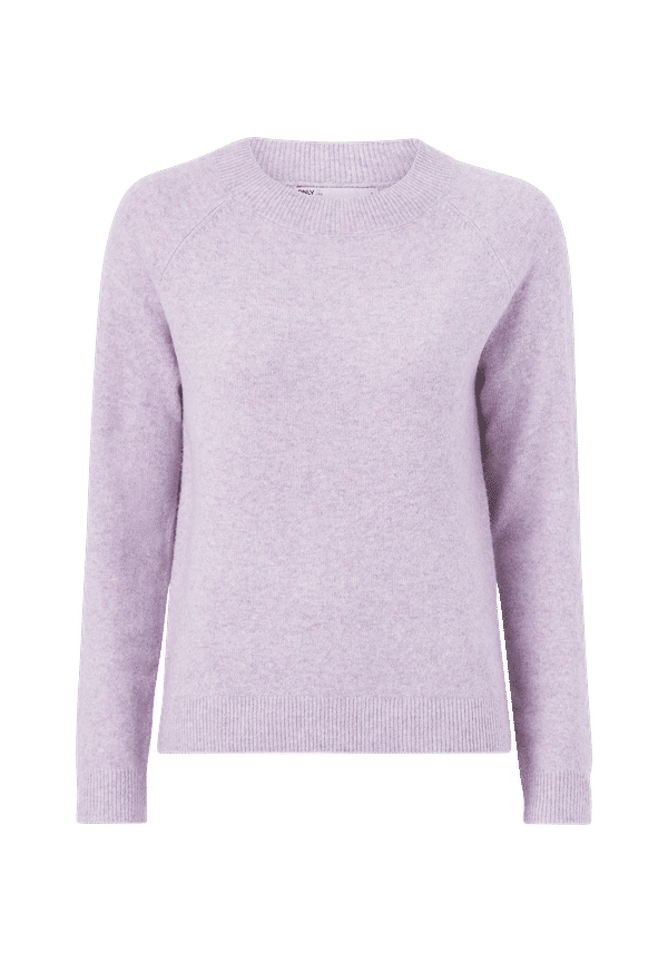 Only - Tröja onlRica Life L/S Pullover Knt - Lila