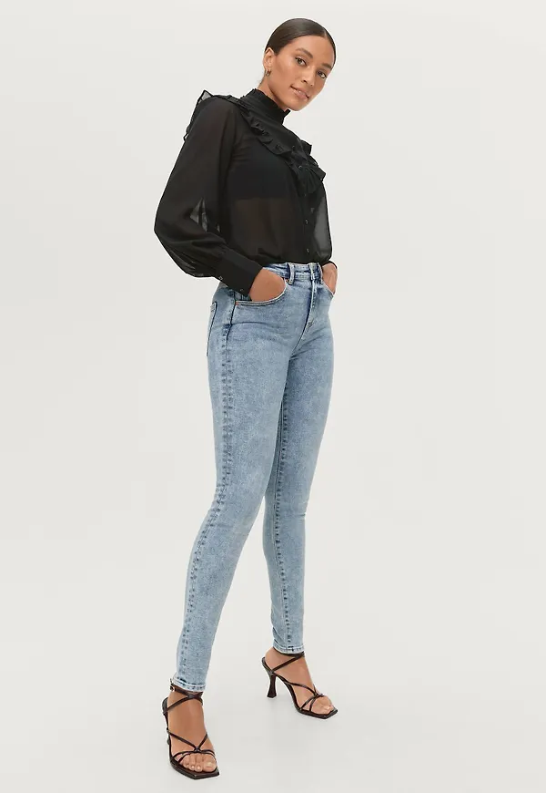 Ellos - Jeans Thea High Waist - Blå