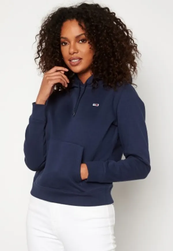 TOMMY JEANS Regular Fleece Hoddie C87 Twilight Navy S