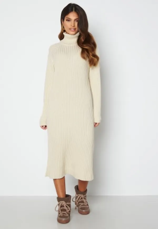 Y.A.S Mavi LS Knit Dress Eggnog M