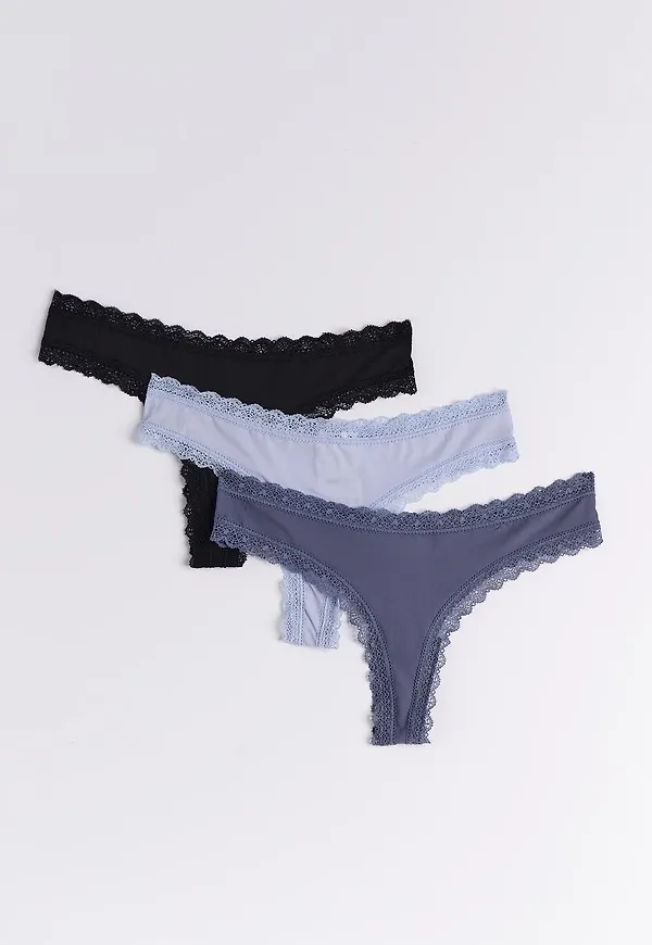 3-pack rib string