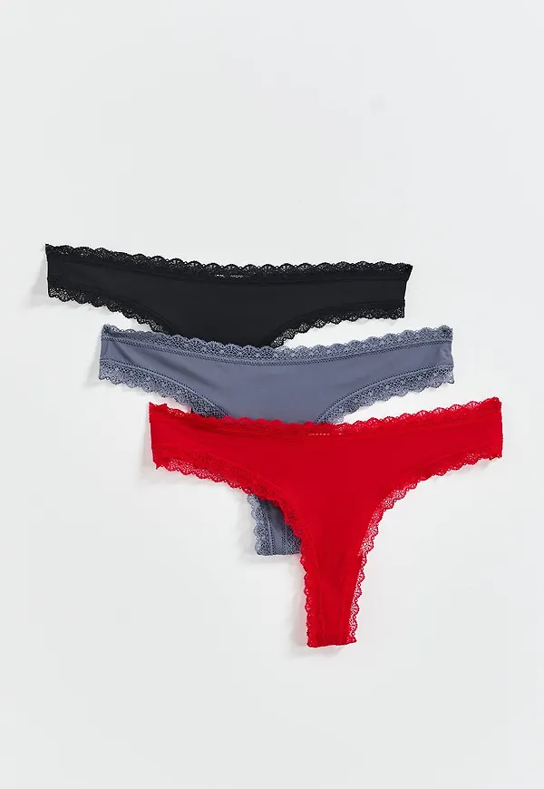 3-pack rib string