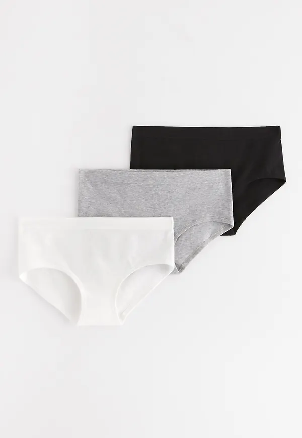 3-pack seamless trosor med normalhög midja
