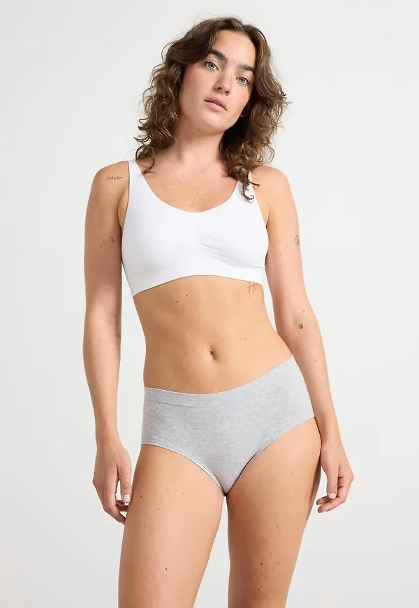 3-pack seamless trosor med normalhög midja