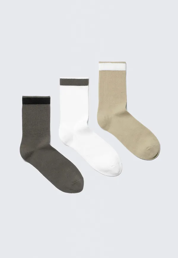 3-pack Striped Socks