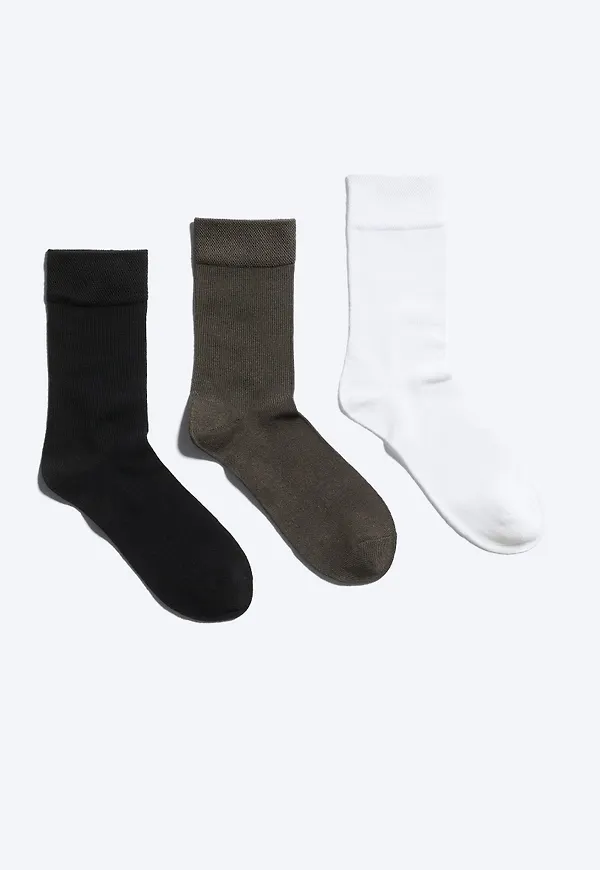 3-Pack Viscose-Blend Socks