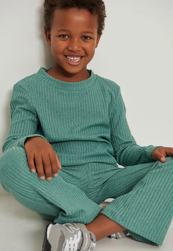 KIDS by NA-KD Crew-neck topp - Blue