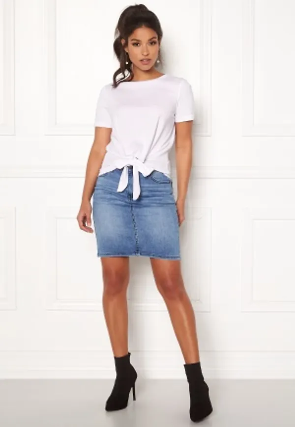 Object Collectors Item Win New Denim Skirt Medium Blue Denim XS
