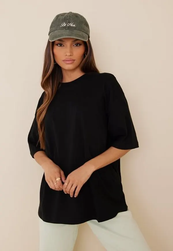 Gina Tricot Basic soft tee T-shirts Black