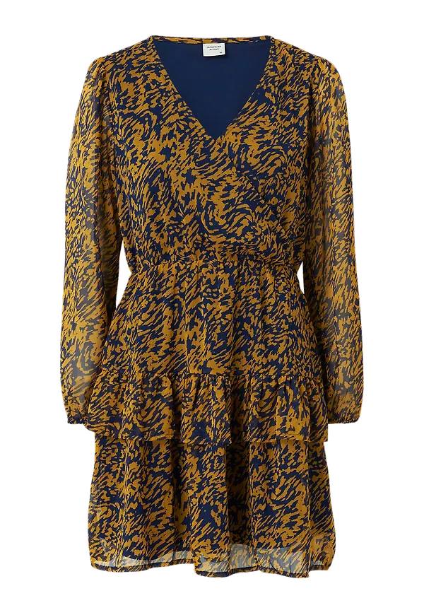 JDY - Klänning jdyPenelope L/S Dress Wvn - Blå