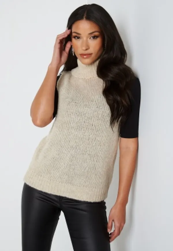 Object Collectors Item Peyton S/L Knit Waistcoat Sandshell M