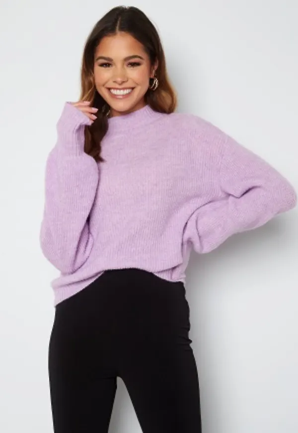 BUBBLEROOM Madina knitted sweater Dusty lilac M