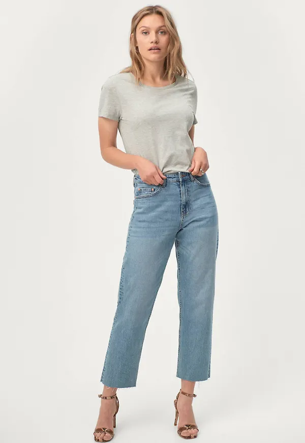 Ellos - Jeans Denim Kiara Straight - Blå