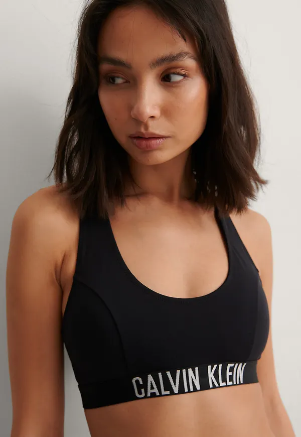 Calvin Klein Bralette Swim Top - Black