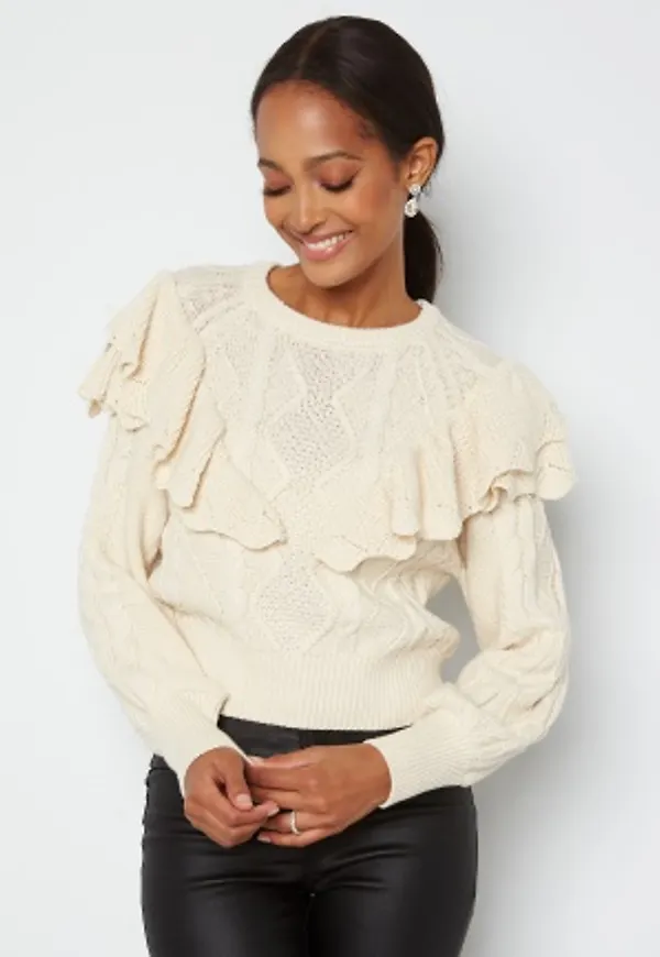 ONLY Lisani Life L/S Pullover Birch L