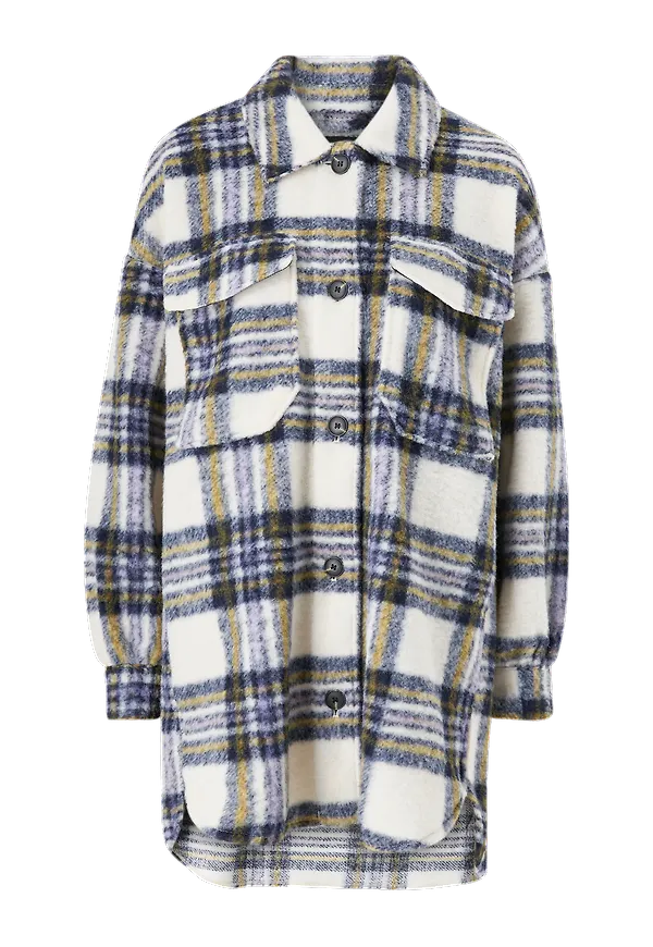 Only - Skjortjacka onlRosa Long Shacket - Vit