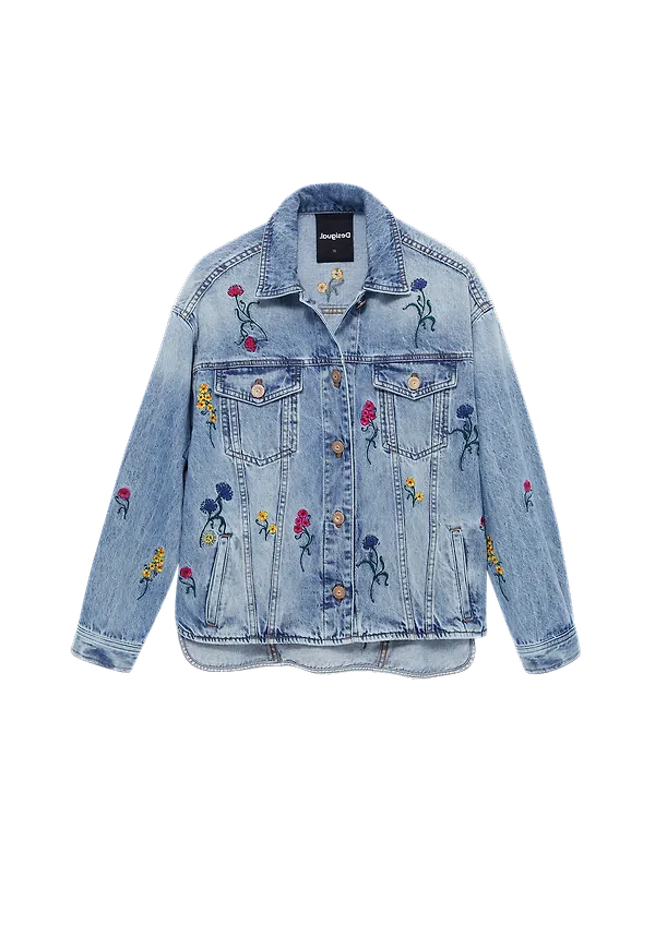 Desigual - Jeansjacka Chaq_San Diego - Blå