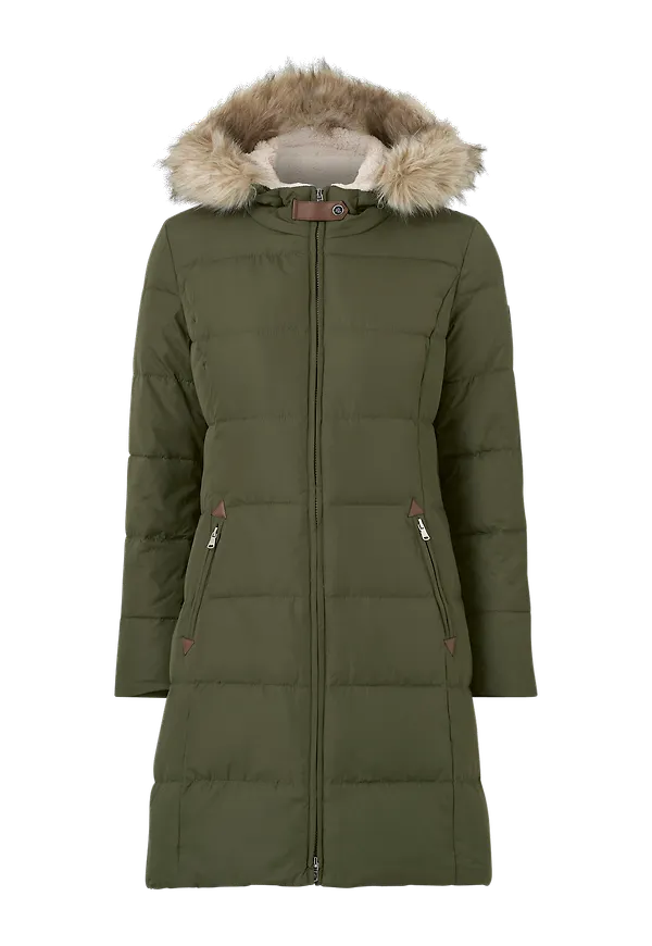 Lauren Ralph Lauren - Dunkappa FX LTH Trim HD Down - Grön