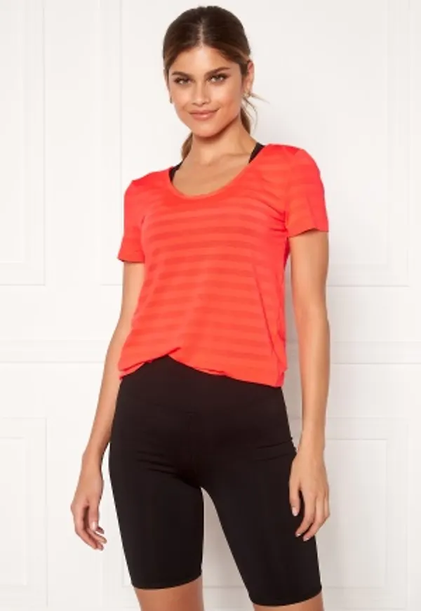 ONLY PLAY Sue V-Neck Training Tee Fiery Coral XS