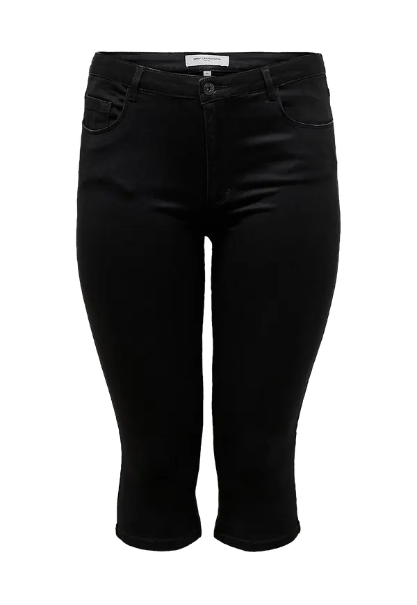 Only Carmakoma - Capribyxor carAugusta Life HW Skinny Knickers - Svart