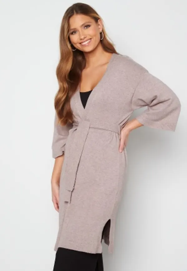 Object Collectors Item Kamera 3/4 Long Knit Cardigan Sphinx Detail:Melang S