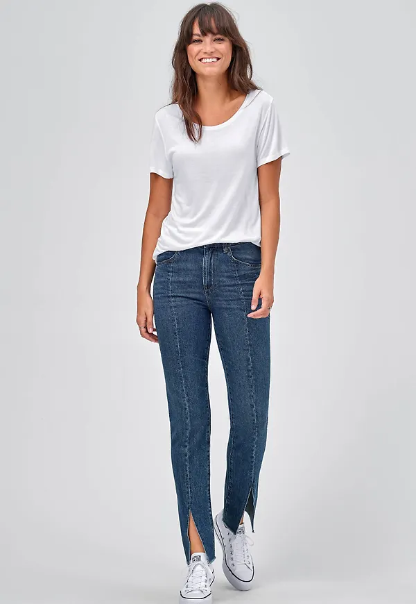 G-Star - Jeans Lanc 3d High Straight 90's RP - Blå