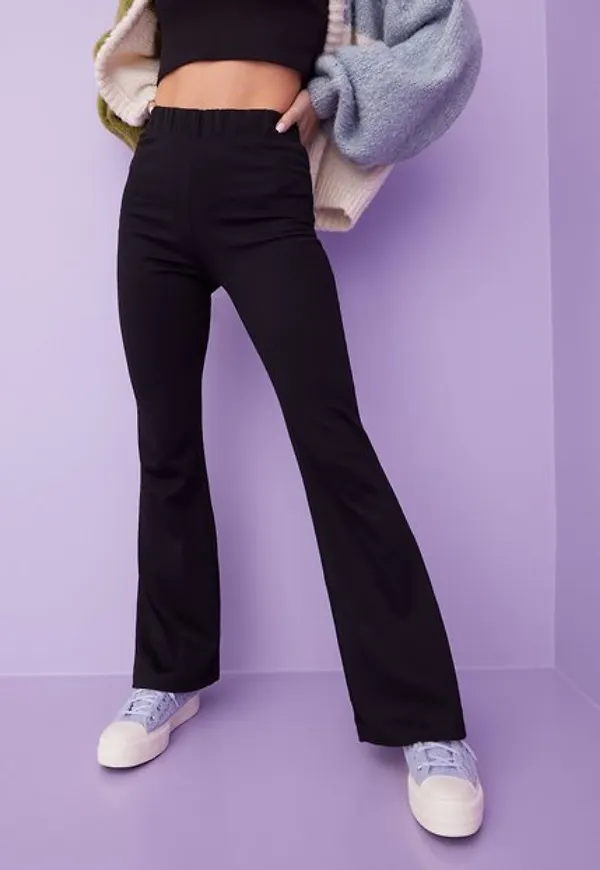 NLY Trend Flare Suit Pants Kostymbyxor Svart