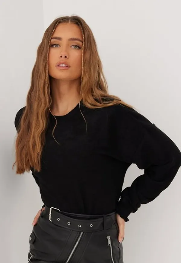 Only Onljenka L/S O-Neck Smock Top Jrs Stickade tröjor