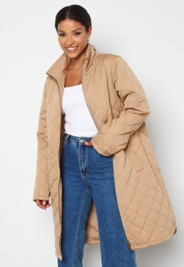 SELECTED FEMME Filly Quilted Coat Tannin 42
