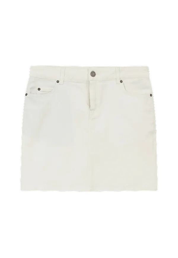 Lexington - Jeanskjol Alexa White Denim Skirt - Vit