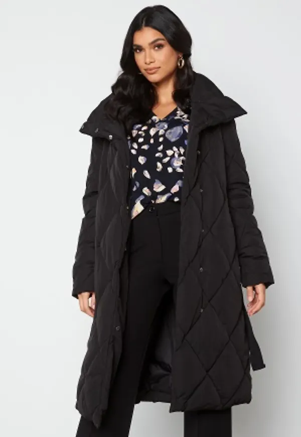 VILA Wanas Quilted Coat Black 40
