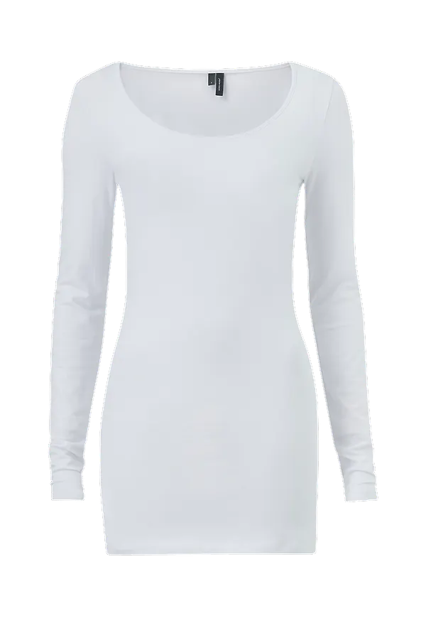 Vero Moda - Topp vmMaxi Soft Long - Vit